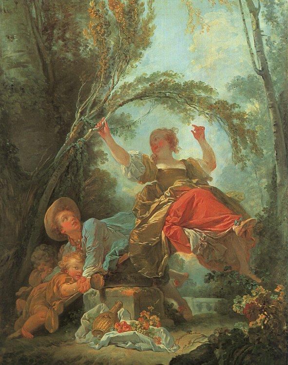 Jean Honore Fragonard The See Saw q Sweden oil painting art